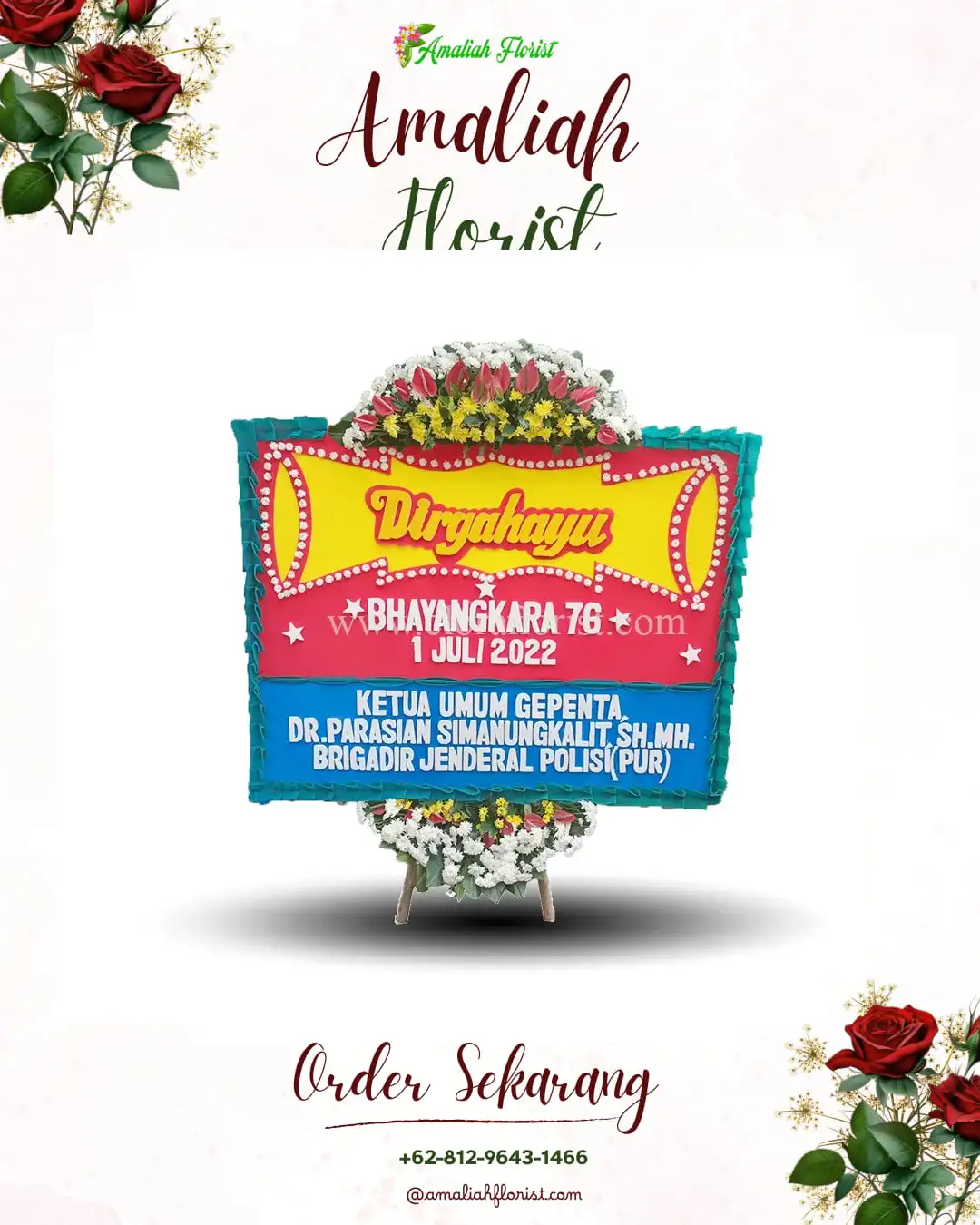 Papan Bunga HUT Ulang Tahun Arse